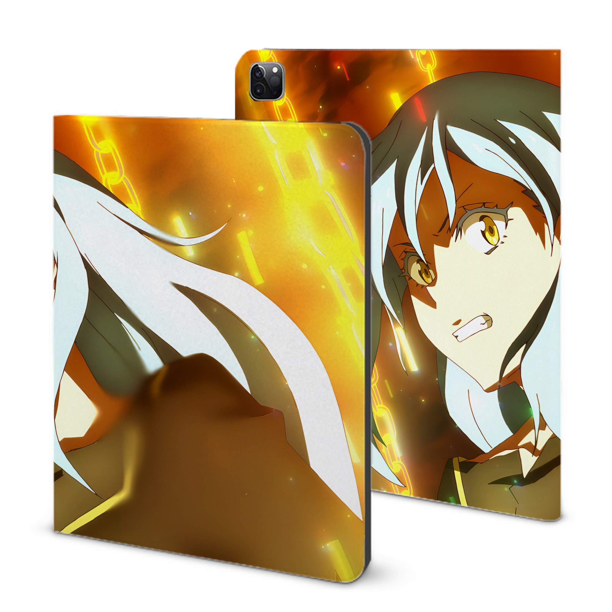 （画像用） 転スラ Regarding Reincarnated to Slime IPad ケース ブック型 PUレザー TPU 耐衝撃 軽量 薄型 ペン収納なし 全面保護 IPad 各モデル対応